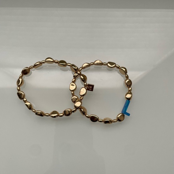 Set of 2 Initial Beaded Bracelets - Picture 3 of 10